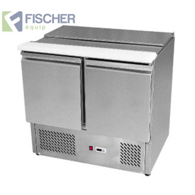 Fischer 2 Door Saladette Prep Fridge - ES02-00